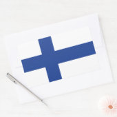 Finse vlag aangepaste stickers (Envelop)
