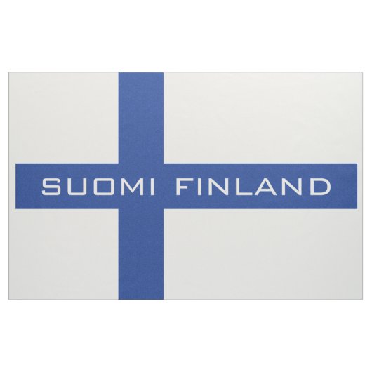 Finse vlag aangepaste stof (Yard (91,4 cm))