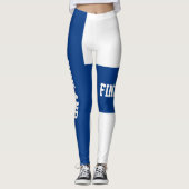 Finse vlag aanpassen leggings (Voorkant)