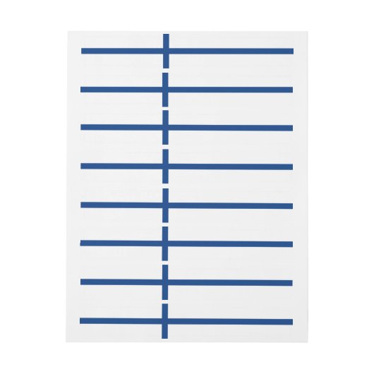 Finse vlag adreslabel wikkel (Vel)