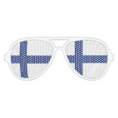 Finse vlag aviator zonnebril (Voorkant)