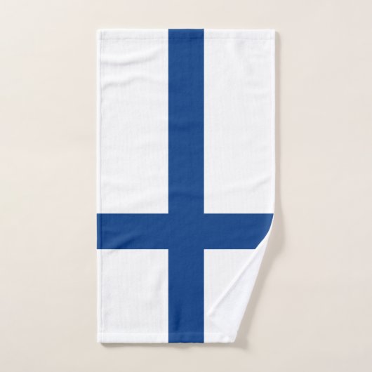 Finse vlag bad handdoek (Handdoek)