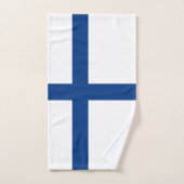 Finse vlag bad handdoek (Handdoek)