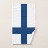 Finse vlag bad handdoek (Handdoek)