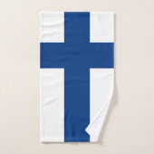 Finse vlag bad handdoek (Handdoek)