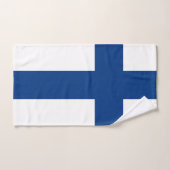 Finse vlag bad handdoek (Handdoek)