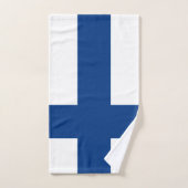 Finse vlag bad handdoek (Handdoek)