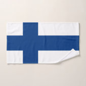 Finse vlag bad handdoek (Handdoek)