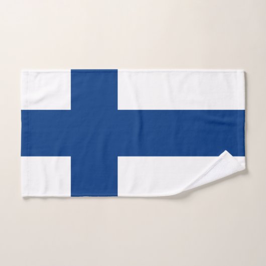 Finse vlag bad handdoek (Handdoek)