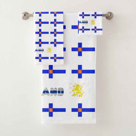 Finse vlag bad handdoek (Insitu)