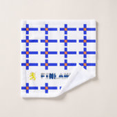 Finse vlag bad handdoek (Wasdoekje)