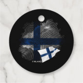 Finse vlag bedankjes labels (Achterkant)