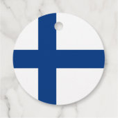 Finse vlag bedankjes labels (Achterkant)