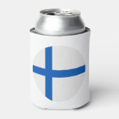 Finse vlag blikjeskoeler (Blikje Voorkant)