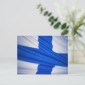 Finse vlag briefkaart (Staand voorkant)