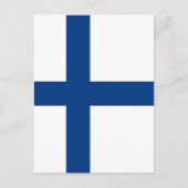 Finse vlag briefkaart (Voorkant)