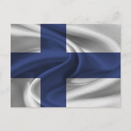 Finse Vlag Briefkaart (Voorkant)