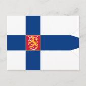 Finse vlag briefkaart (Voorkant)
