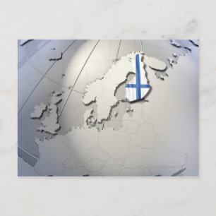 Finse vlag briefkaart