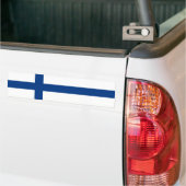 Finse vlag bumpersticker (Op Truck)