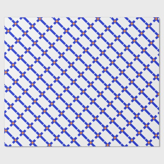 Finse vlag cadeaupapier (Vlak)