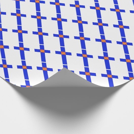 Finse vlag cadeaupapier (Hoek)