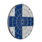 Finse vlag dartbord (Voorkant Links)