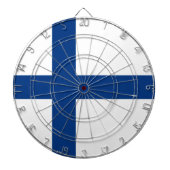 Finse vlag dartbord (Voorkant)