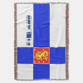 Finse vlag deken (Voorkant Verticaal)