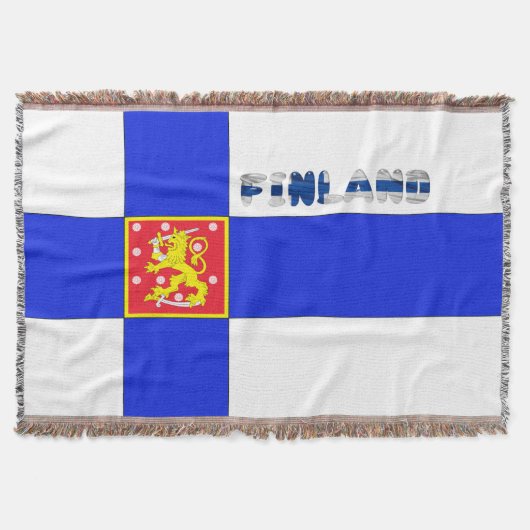 Finse vlag deken (Voorkant)