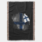 Finse vlag deken (Voorkant Verticaal)