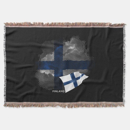Finse vlag deken (Voorkant)
