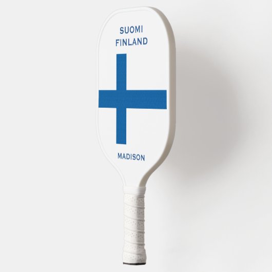 Finse vlag douanenaam pickleball paddle (Links)