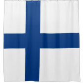 Finse vlag douchegordijn (Voorkant)