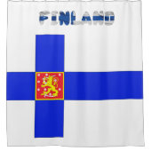 Finse vlag douchegordijn (Voorkant)