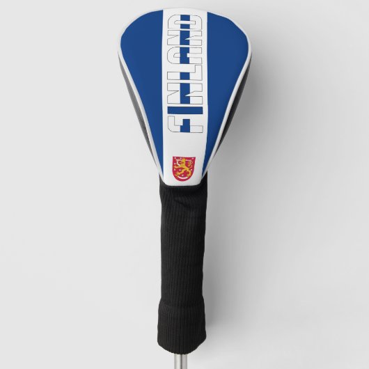Finse vlag: een prachtig patriottisch golfheadcover (Voorkant)