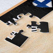 Finse vlag en Finland Legpuzzel (Zijkant)