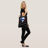 Finse vlag en heart, Finse vlag mode/sport Tote Bag (Op model)