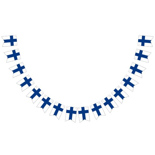 Finse vlag en partij Finse banners/bruiloft Vlaggetjes (Alle)