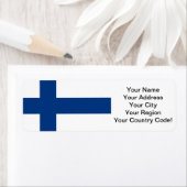 Finse vlag etiket (Insitu)