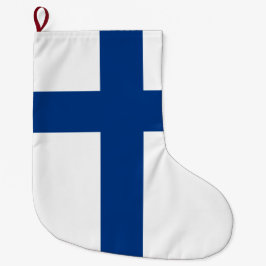 Finse vlag (Finland) Grote Kerstsok