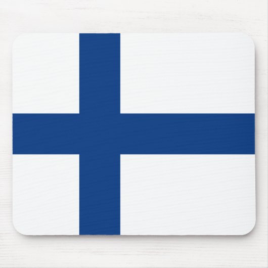 Finse vlag (Finland) Muismat (Voorkant)