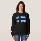 Finse Vlag Finland Trui (Voorkant volledig)