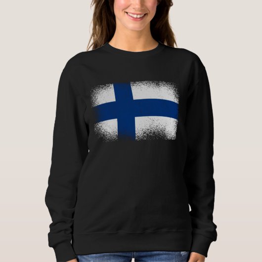 Finse Vlag Finland Trui (Voorkant)