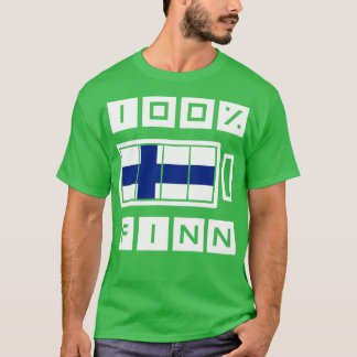 Finse vlag Finn Gift Finland T-shirt