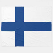 Finse vlag fleece deken (Voorkant (Horizontaal))
