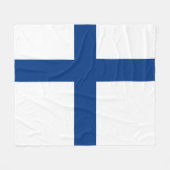 Finse vlag fleece deken (Voorkant (Horizontaal))