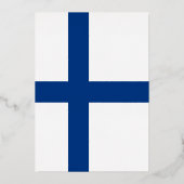 Finse vlag folie uitnodiging (Achterkant)