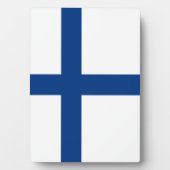 Finse vlag fotoplaat (voorkant)