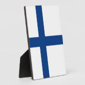 Finse vlag fotoplaat (Zijkant)
